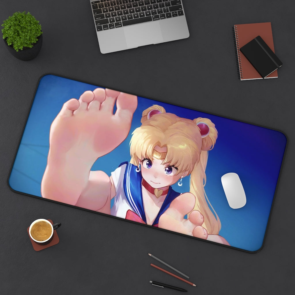 Sailor Moon Sexy Mousepad - Feet Fetish Anime Desk Mat - Ecchi Playmat