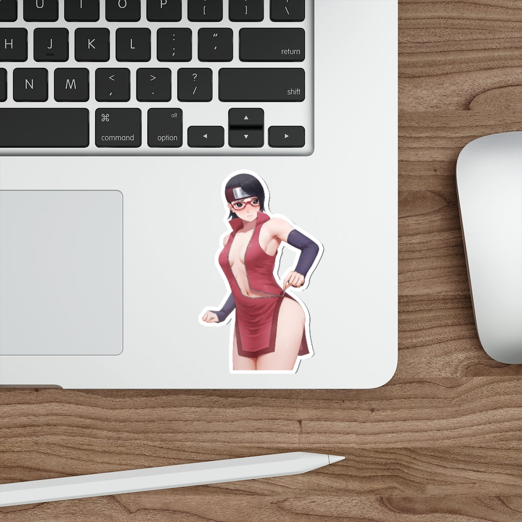 Sexy Uchiha Sarada Naruto Waterproof Sticker - Ecchi Vinyl Decal