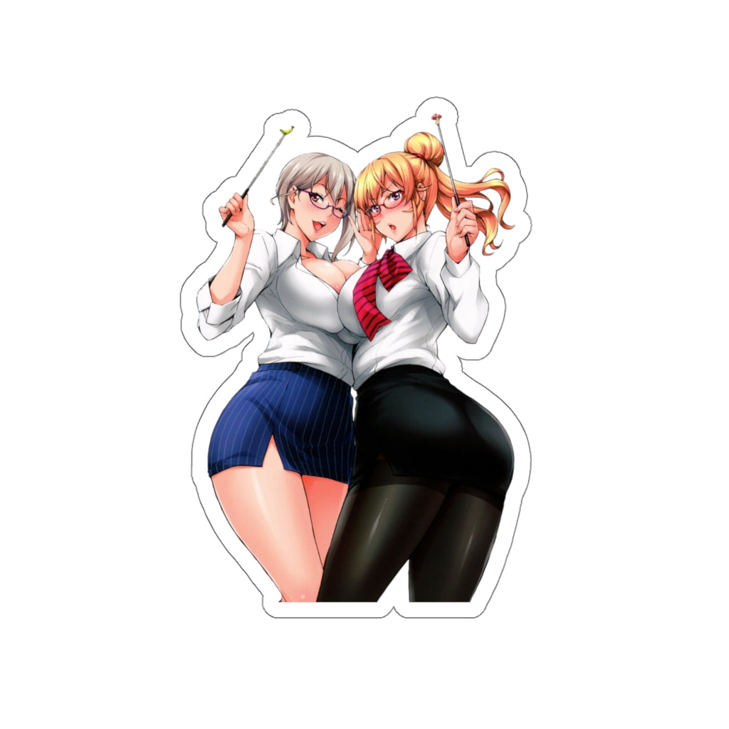 Food Wars Sexy Teachers Nakiri Cousins Waterproof Sticker - Ecchi Vinyl Decal