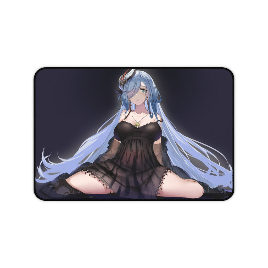 Shenhe Sexy Night Gown Genshin Impact Desk Mat - Non Slip Gaming Mousepad