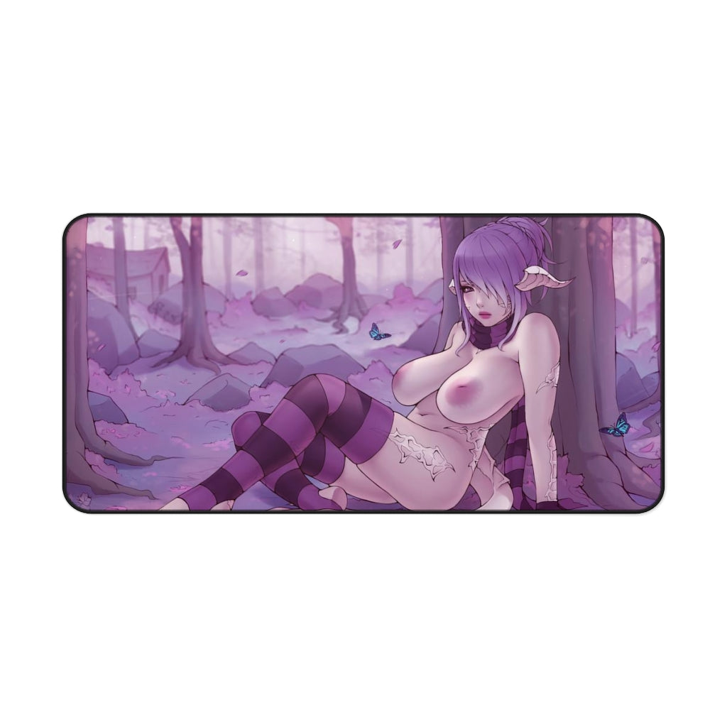 Thick Nude Avatar Final Fantasy 14 Desk Mat - Non Slip Mousepad