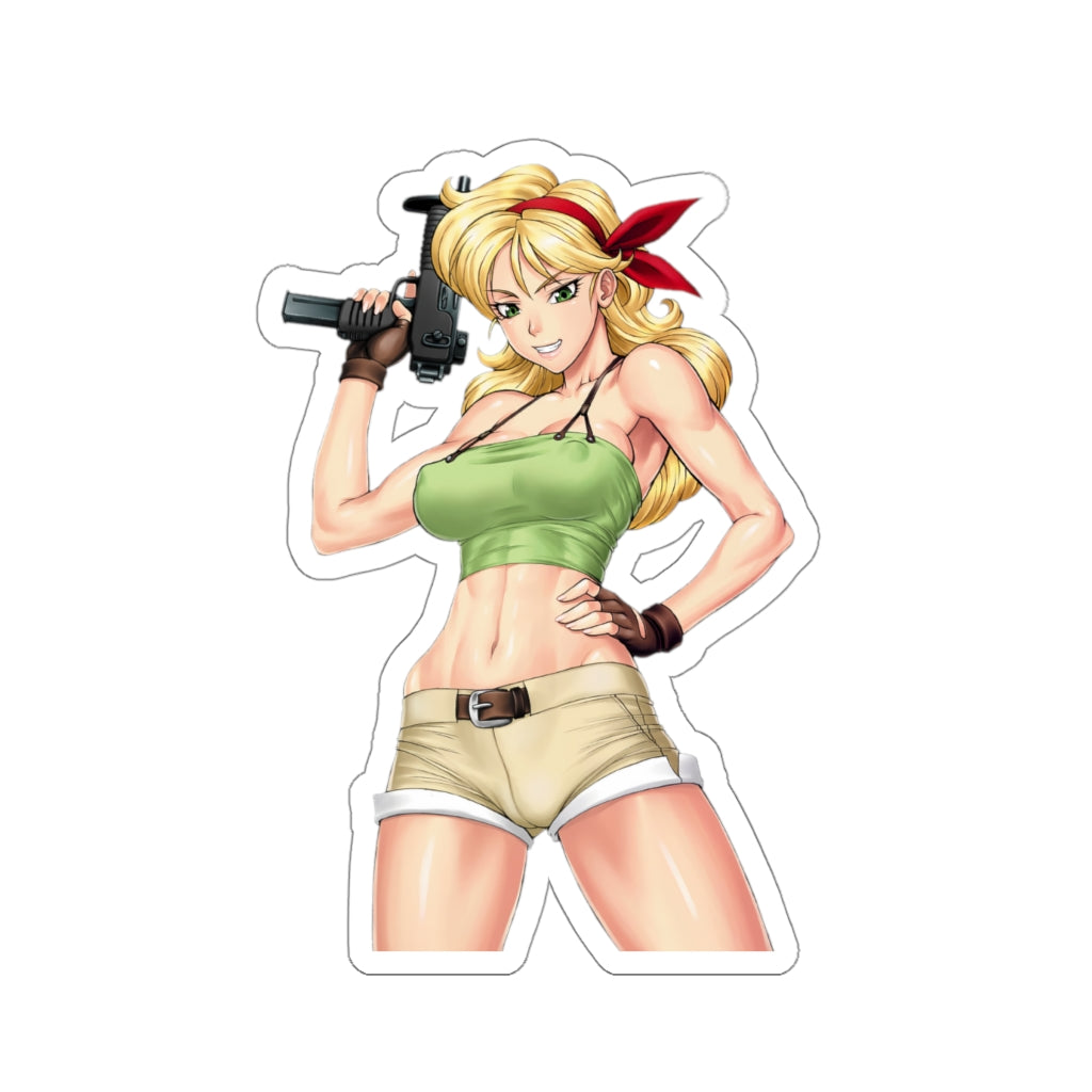 Transformed Blonde Lunch Dragon Ball Waterproof Sticker - Ecchi Vinyl Decal