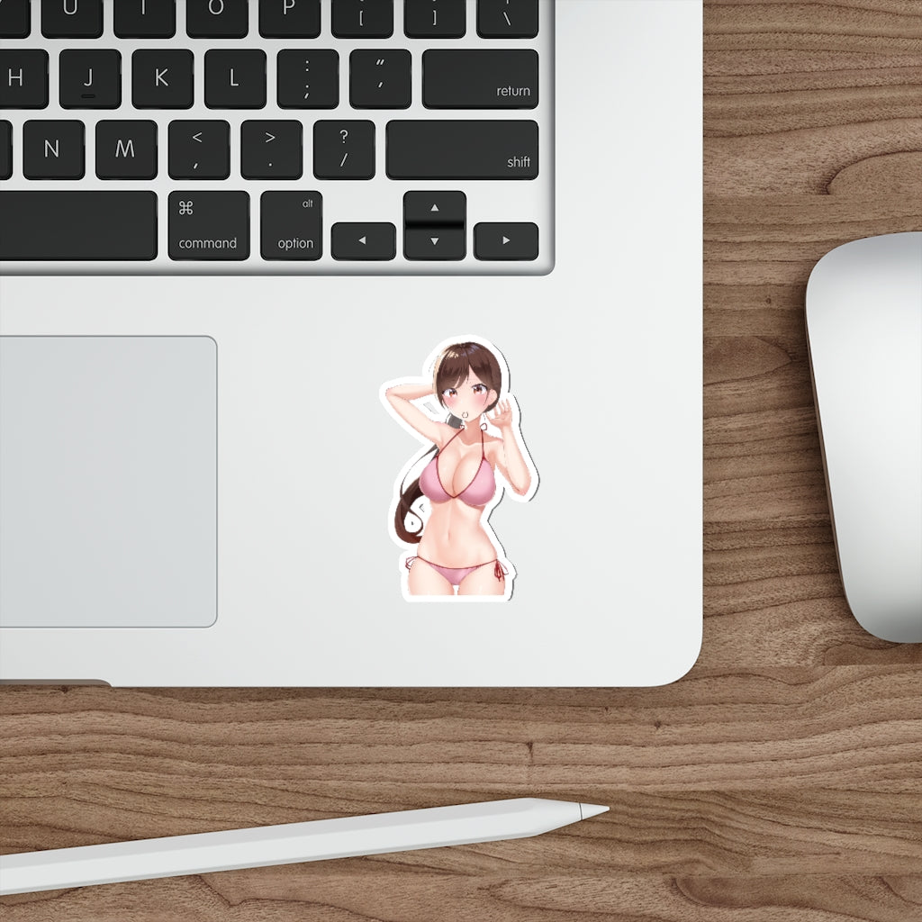 Rent a Girlfriend Sexy Bikini Chizuru Mizuhara Waterproof Sticker - Ecchi Vinyl Decal