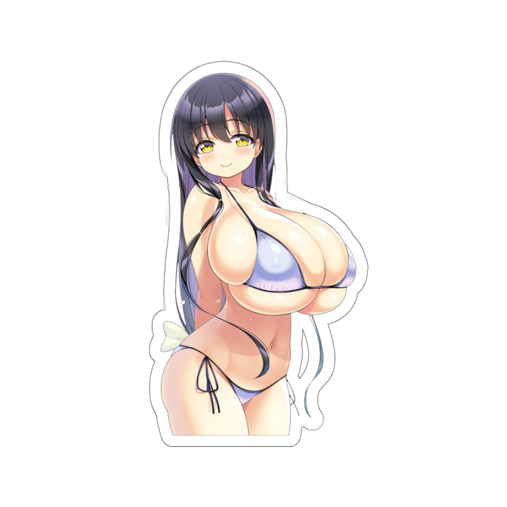 Iwato Kasumi Huge Bikini Tits Saki Waterproof Sticker - Ecchi Vinyl Decal