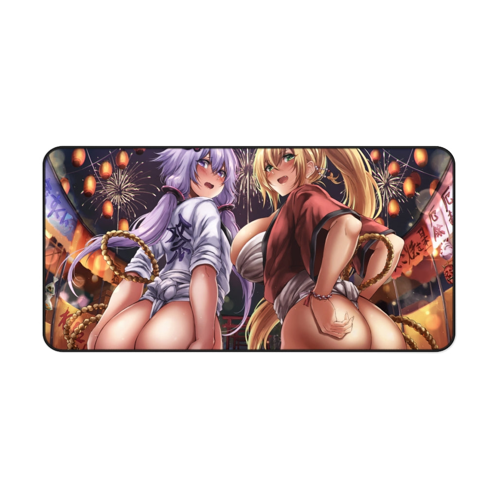 Yuzuki Yukari and Tsurumaki Maki Voiceroid Sexy Butts Mousepad - Gaming Playmat