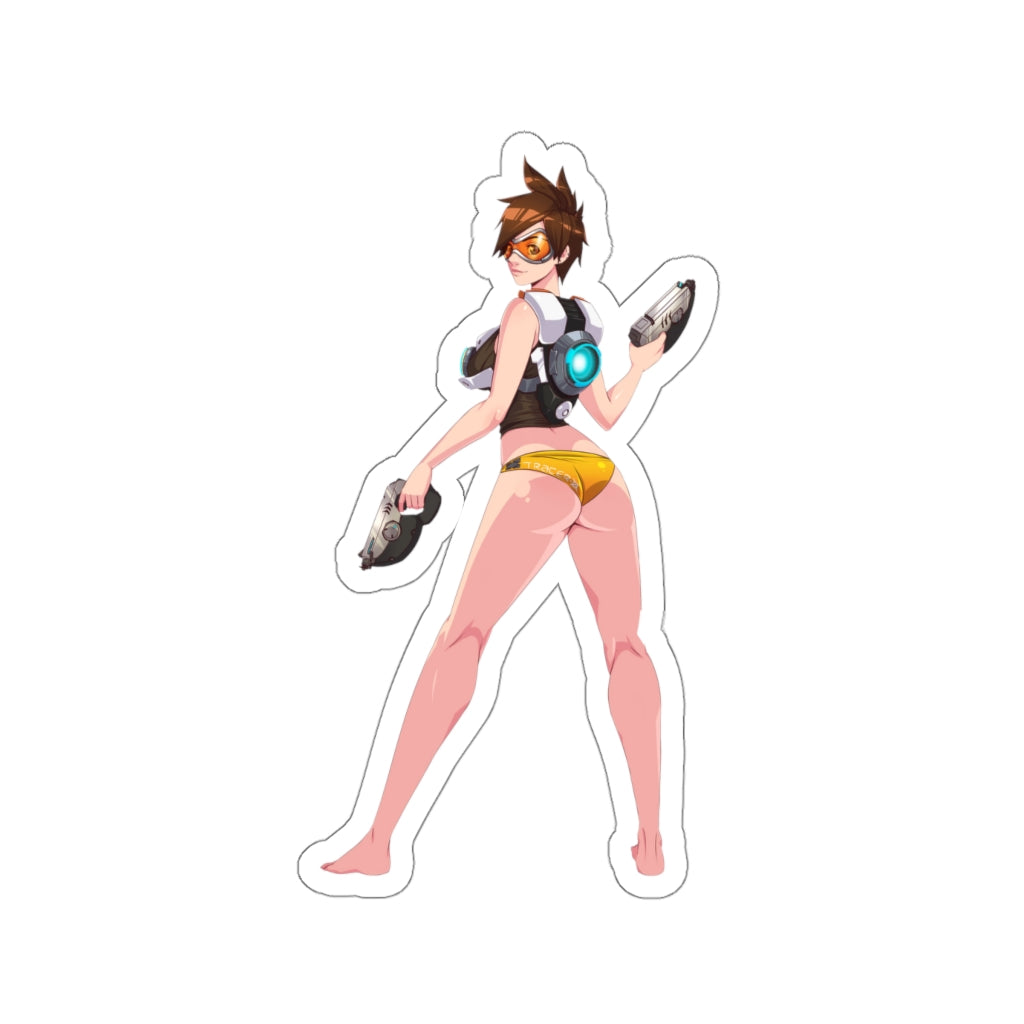 Tracer Cute Butt Overwatch Waterproof Sticker - Ecchi Vinyl Decal