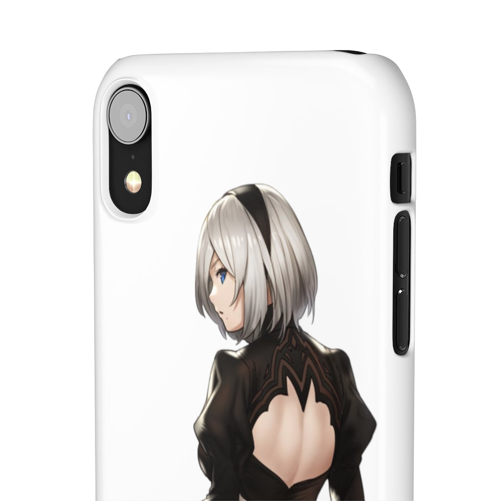 2B Anime Phone Case - Nier Automata Kawaii Aesthetic Snap Case