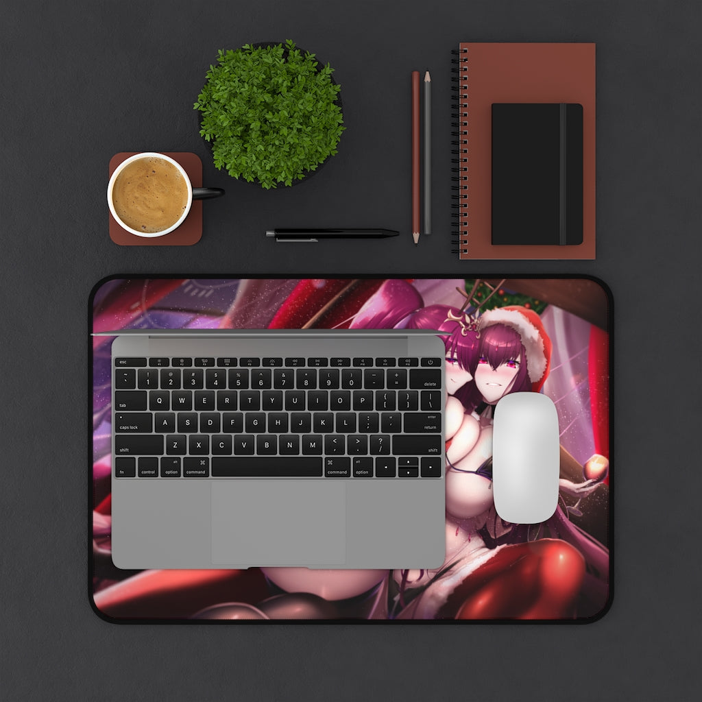 Fate Grand Order Ecchi Mousepad - Big Butt Scáthach And Scathach-Skadi Large Desk Mat - Mouse Pad