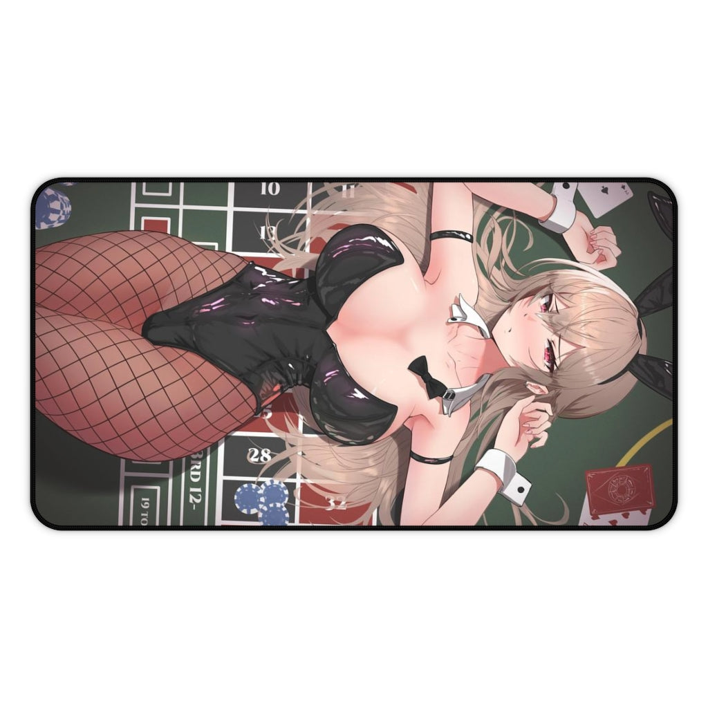 Nijisanji Sexy Mousepad - Bunny Girl Furen E Lustario Vtuber Desk Mat - Ecchi Playmat