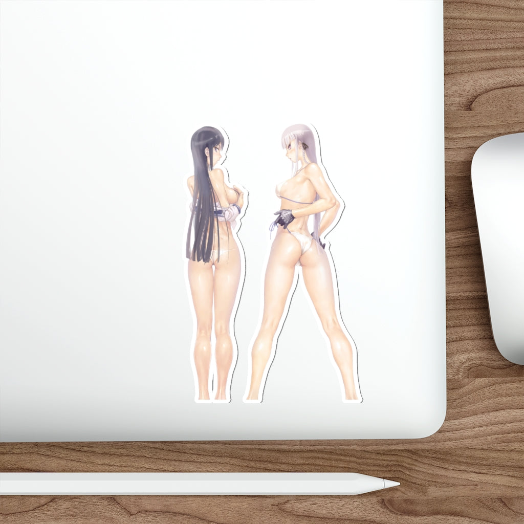 Danganronpa Sexy Bikini Sayaka Maizono and Kyoko Kirigiri Waterproof Sticker - Ecchi Vinyl Decal
