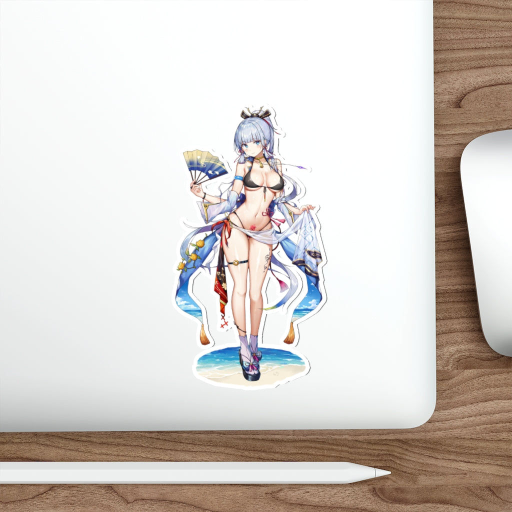 Genshin Impact Ayaka Waterproof Sticker - Ecchi Vinyl Car Decal