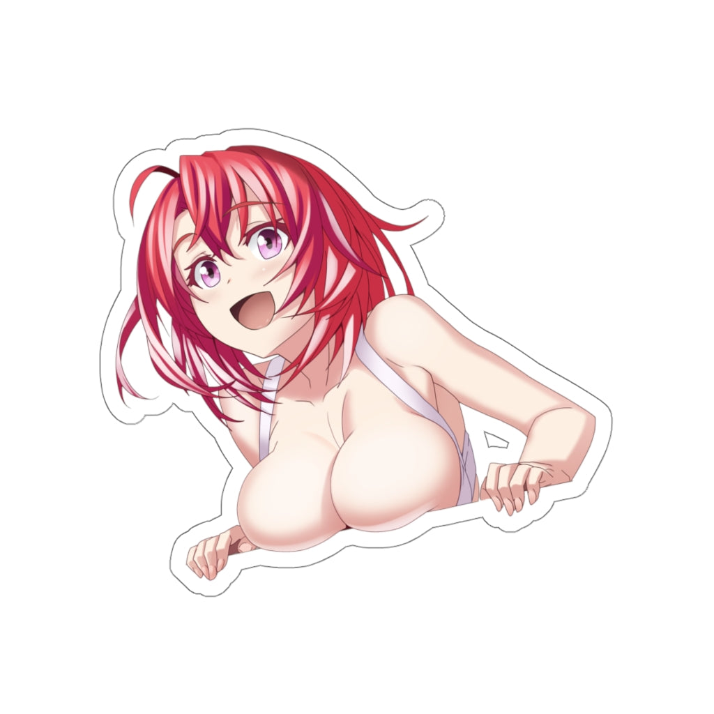 Boobs Anime Peeker Sticker - Cow Girl Waterproof Decal - Goblin Slayer Ecchi Weatherproof Anime Car Decal