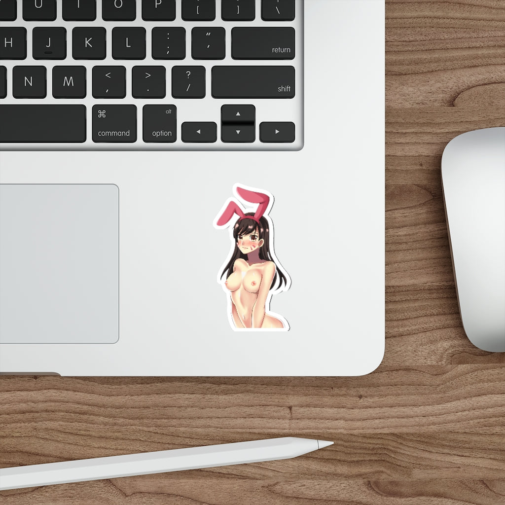 Overwatch Topless Bunngy Girl D.Va Waterproof Sticker Decal