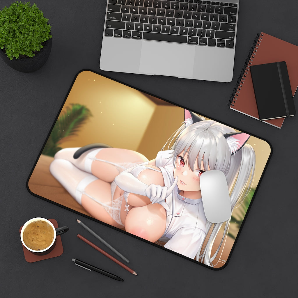 Harajuku Mimi Tokyo Exe Girls Huge Boobs and Lingerie Mousepad - Gaming Playmat