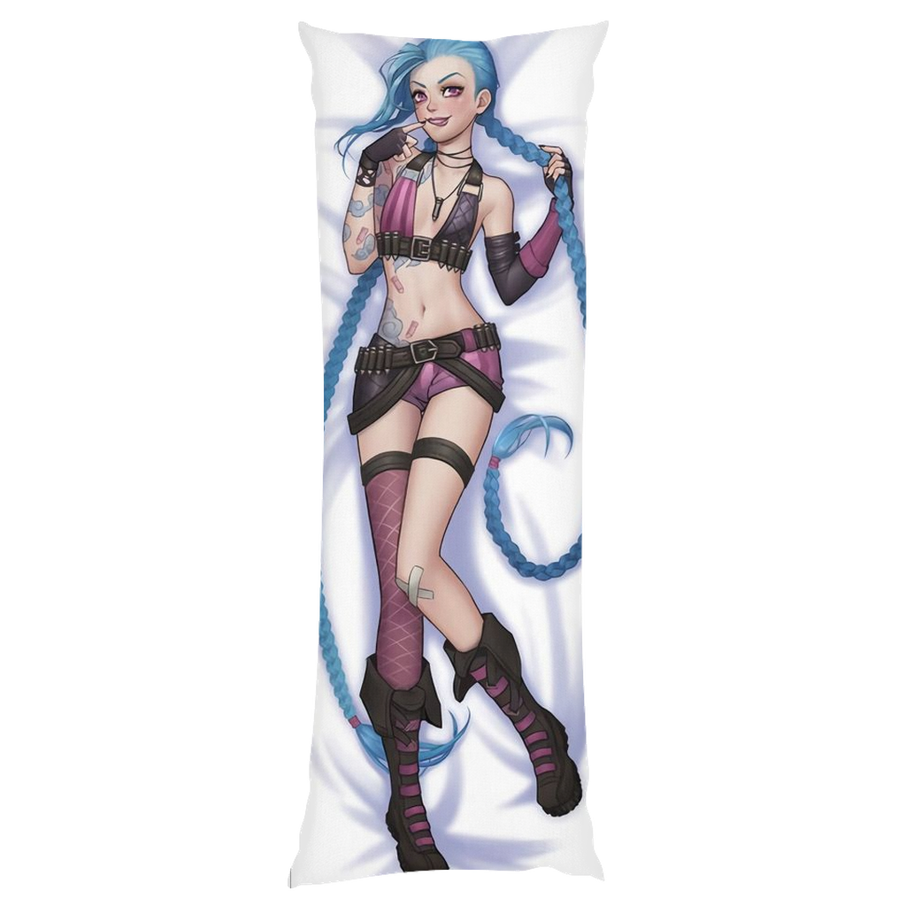 Jinx Body Pillow - Arcane League of Legends Dakimakura - LoL Body Pillow