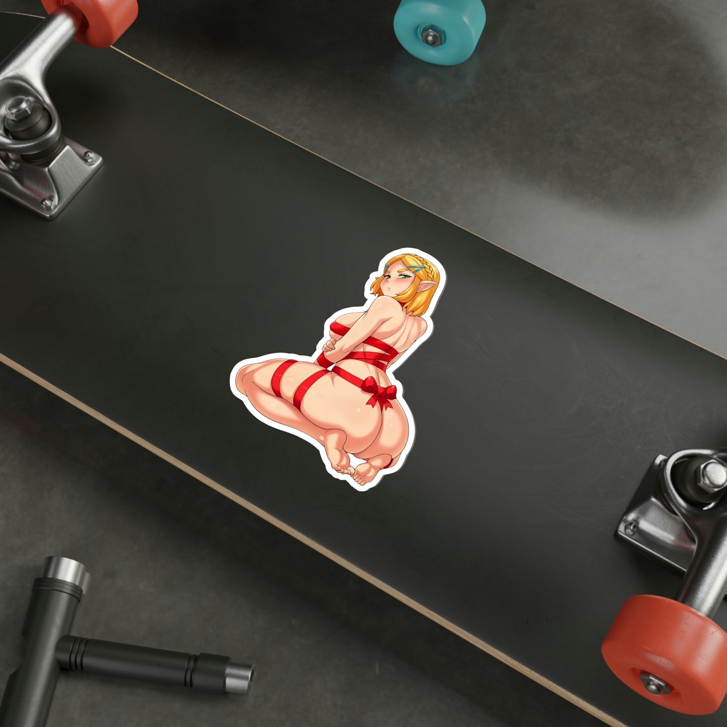 Big Butt Zelda Christmas Gift Waterproof Sticker - Ecchi Vinyl Decal