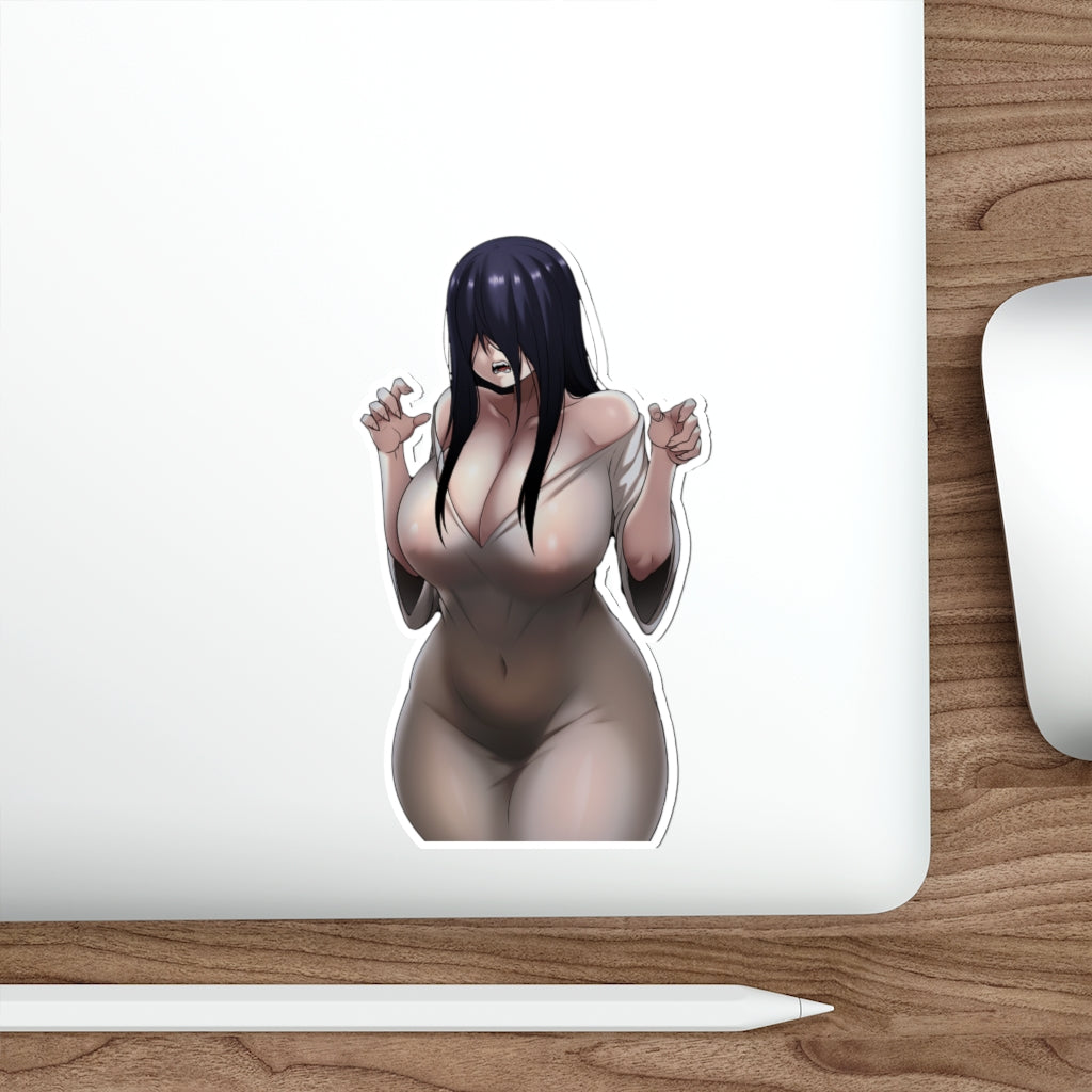 Thick Sadako Waterproof Sticker - Ecchi Vinyl Decal