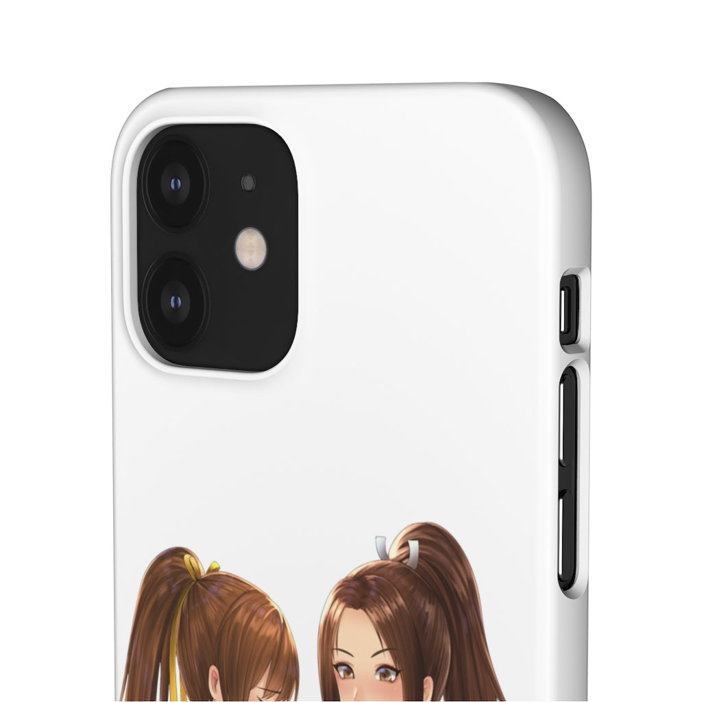 Oppai Anime Phone Case - Kawaii Aesthetic Snap Case - iPhone 13