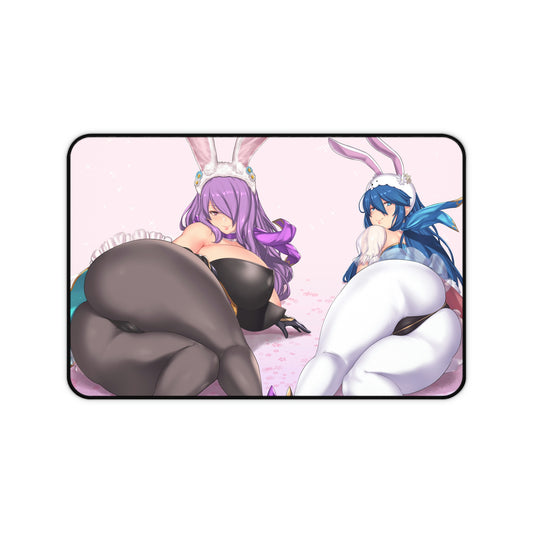 Fire Emblem Mousepad - Camilla And Lucina Bunny Girls - Large Ecchi Desk Mat - Mouse Pad - MTG Playmat