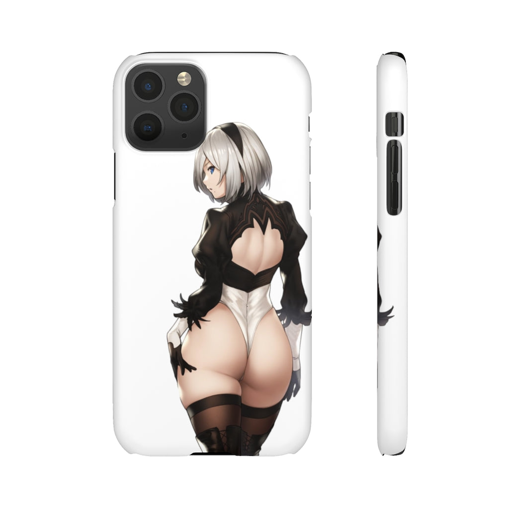 2B Anime Phone Case - Nier Automata Kawaii Aesthetic Snap Case