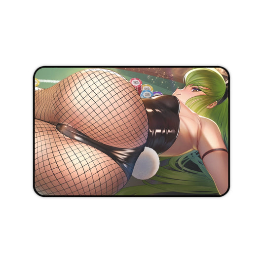 Code Geass Anime Mousepad - C.C. Bunny Girl - Large Desk Mat - Ecchi Mouse Pad - Sexy Butt Playmat
