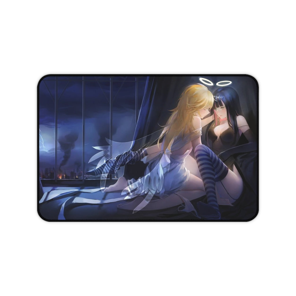 Panty and Stocking with Garterbelt Sexy Angel Waifus Desk Mat - Non Slip Mousepad