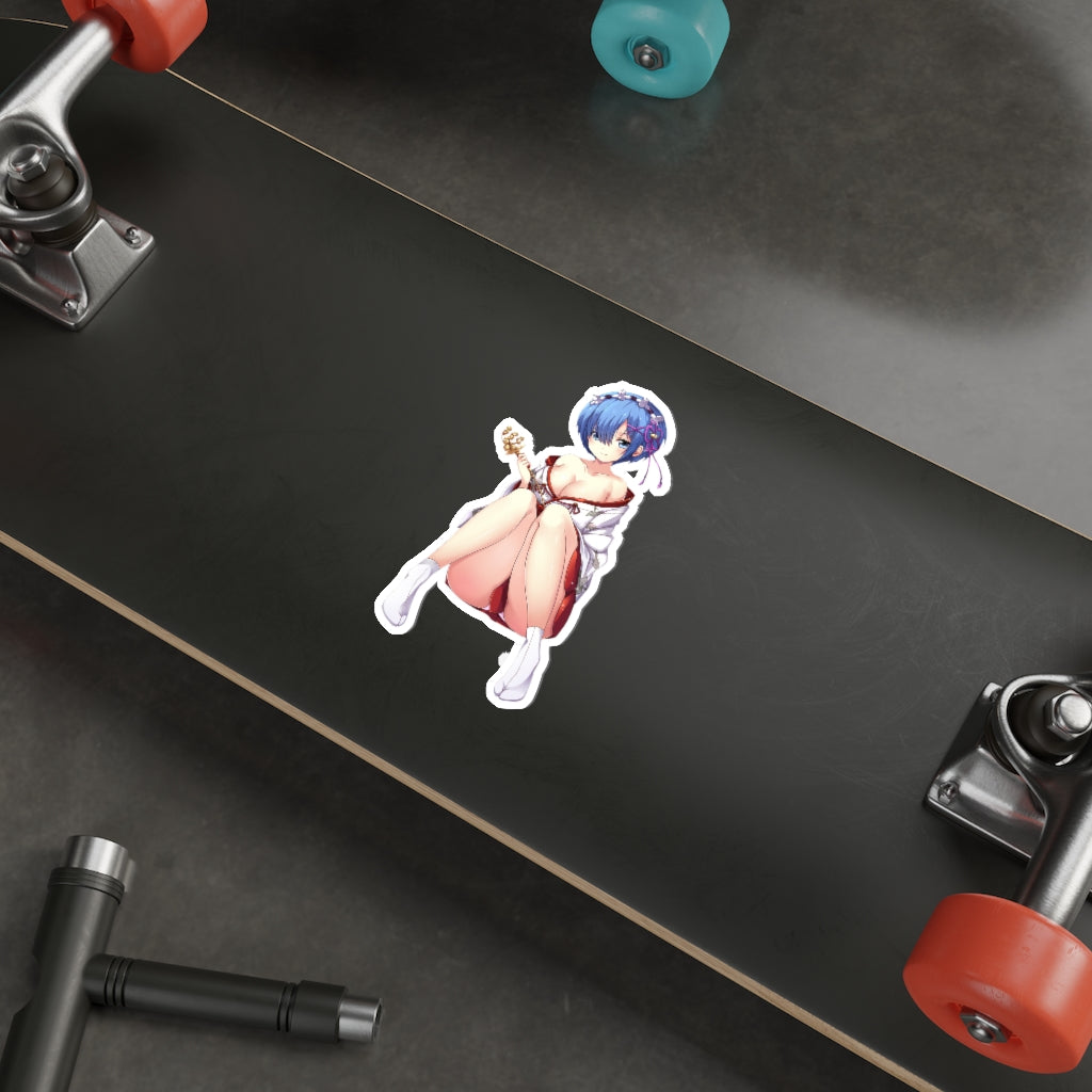 Sexy Yukata Rem Re Zero Waterproof Sticker - Ecchi Vinyl Decal