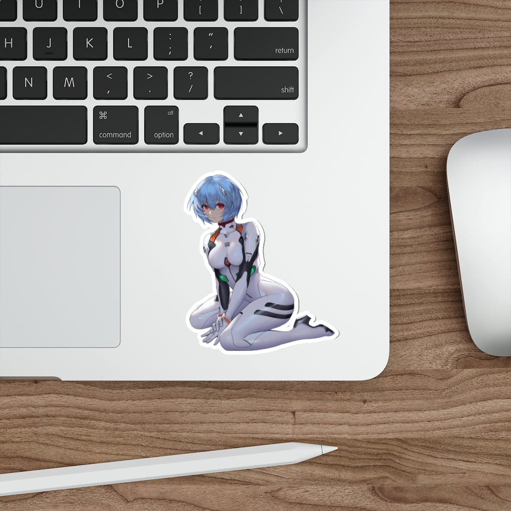 Neon Genesis Evangelion Waterproof Sticker - Ecchi Anime Vinyl Decal - Ayanami Rei Bodysuit