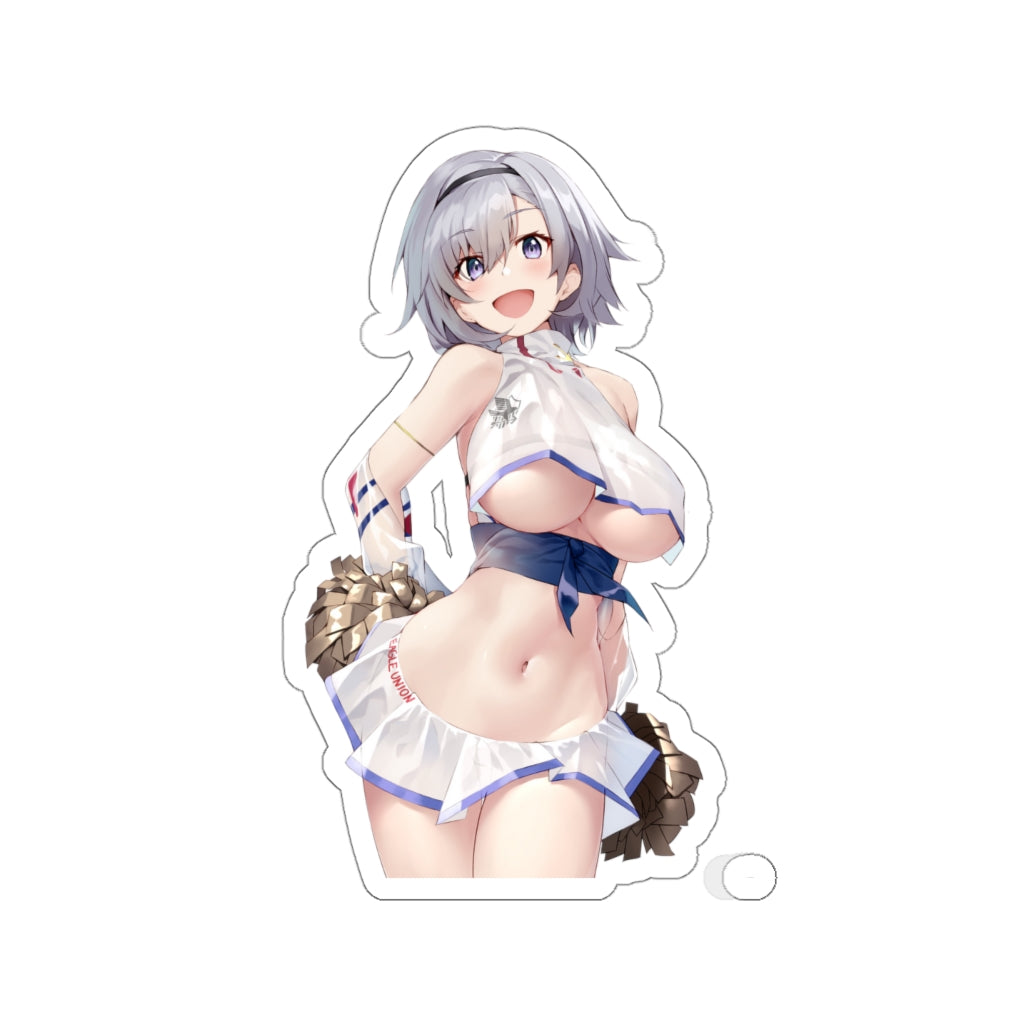 Azur Lane Sexy Boobs Cheerleader Reno Waterproof Sticker - Ecchi Vinyl Decal