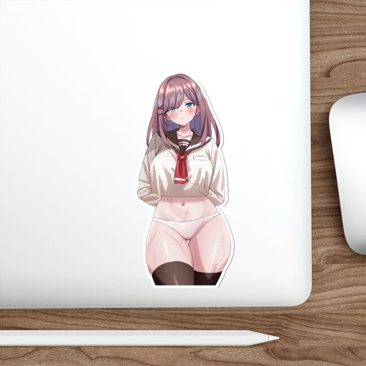 Autocollant imperméable Nijisanji Sexy Vtuber Suzuhara Lulu - Autocollant en vinyle Ecchi