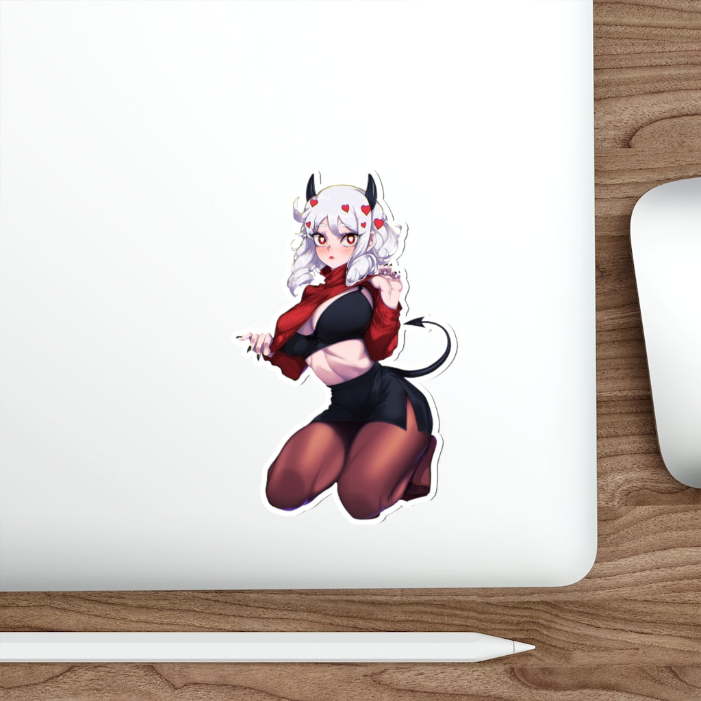 Helltaker Modeus Anime Car Decal - Waterproof Hentai Ecchi Sticker