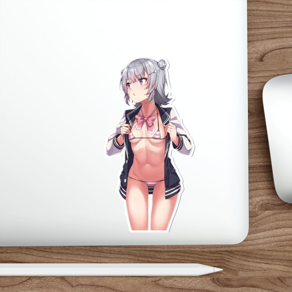 Koharu Rikka Sexy Bikini Voiceroid Waterproof Sticker - Ecchi Vinyl Decal