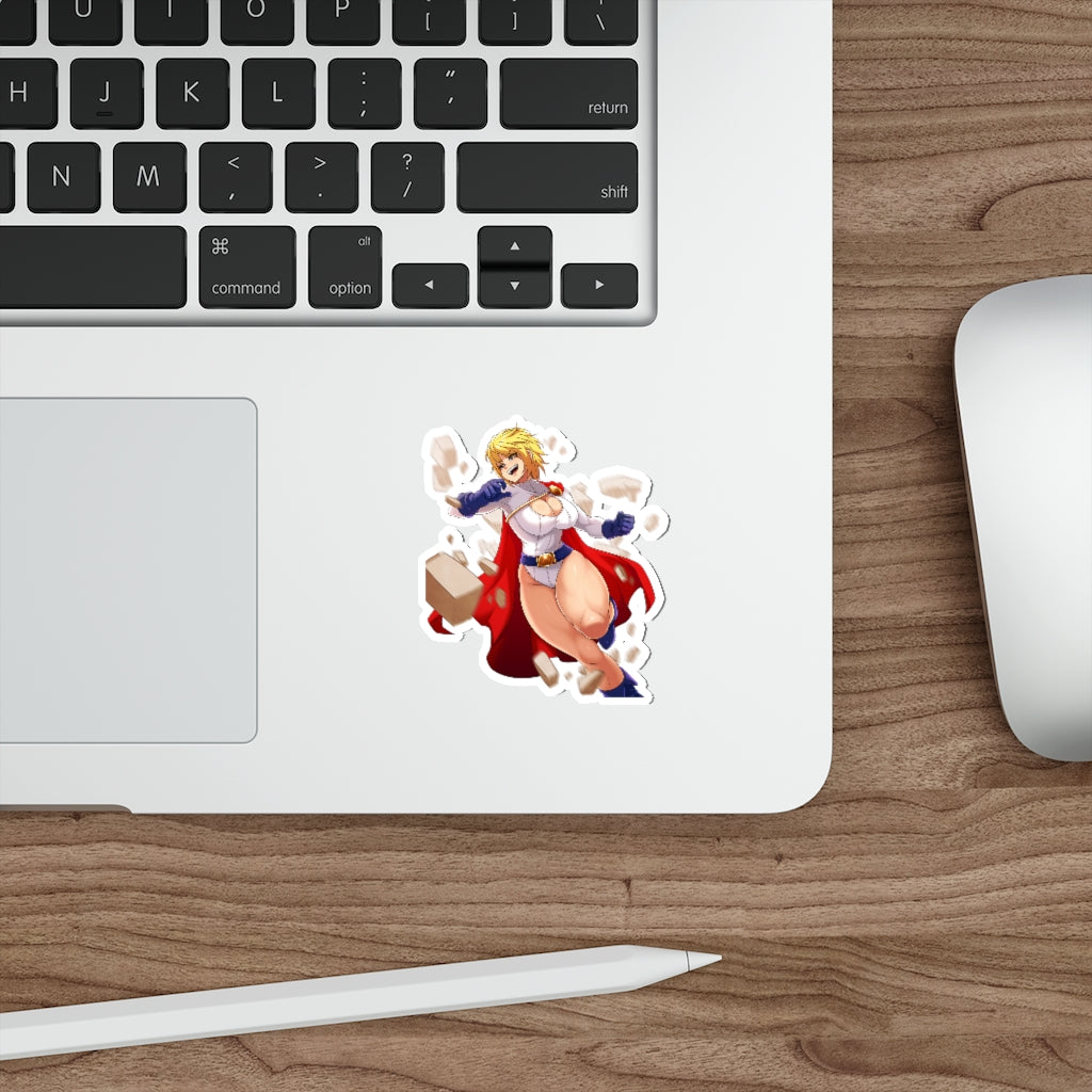 Thick Thighs Power Girl Waterproof Sticker - Ecchi Vinyl Decal