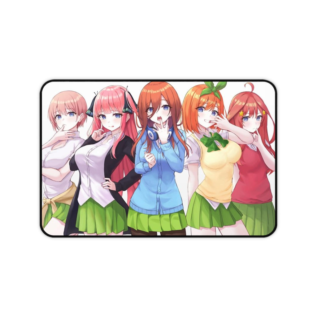 The Quintessential Quintuplets Anime Mousepad - Large Ecchi Desk Mat - School Girls Mouse Pad - MTG Playmat