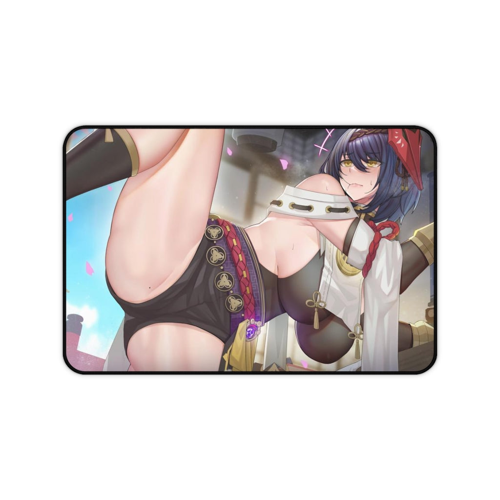 Sexy Kujou Sara Genshin Impact Desk Mat - Non Slip Mousepad