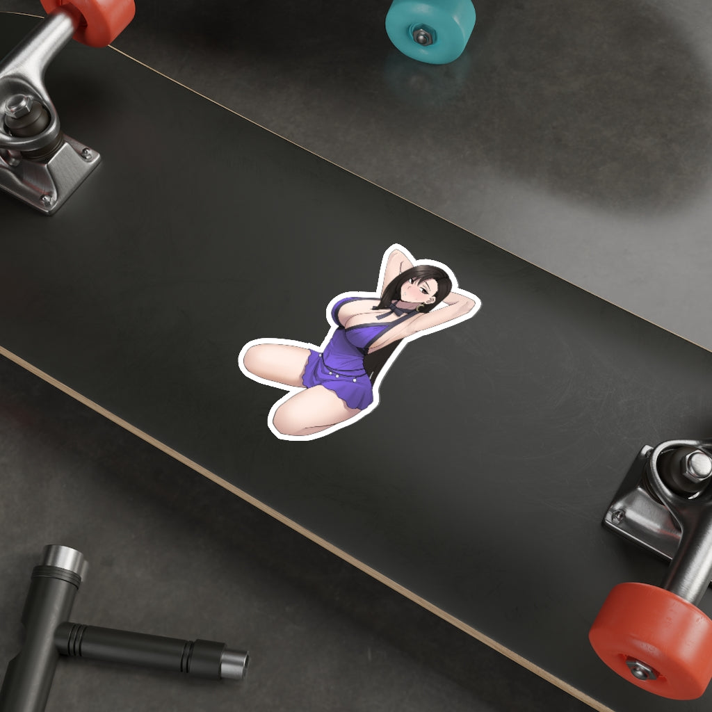 Sexy Tifa Dress Final Fantasy 7 Waterproof Sticker - Ecchi Vinyl Decal