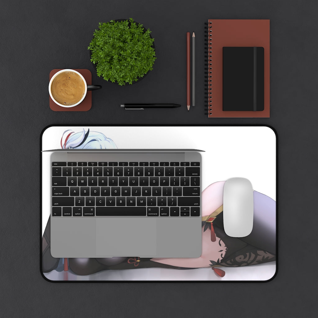 Genshin Impact Sexy Shenhe Desk Mat - Non Slip Mousepad