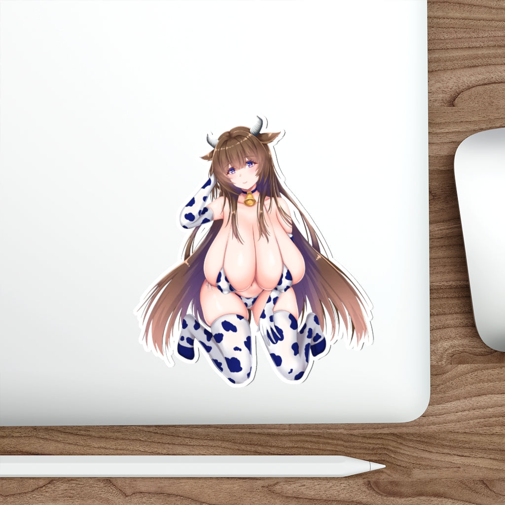 Azur Lane Kashino Cow Girl Waterproof Sticker - Ecchi Vinyl Decal