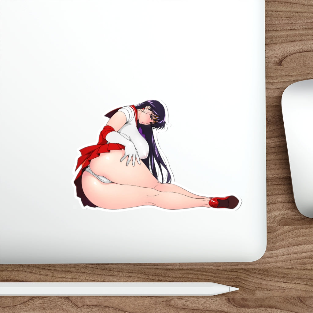 Sexy Sailor Mars Waterproof Sticker - Sailor Moon Ecchi Vinyl Decal