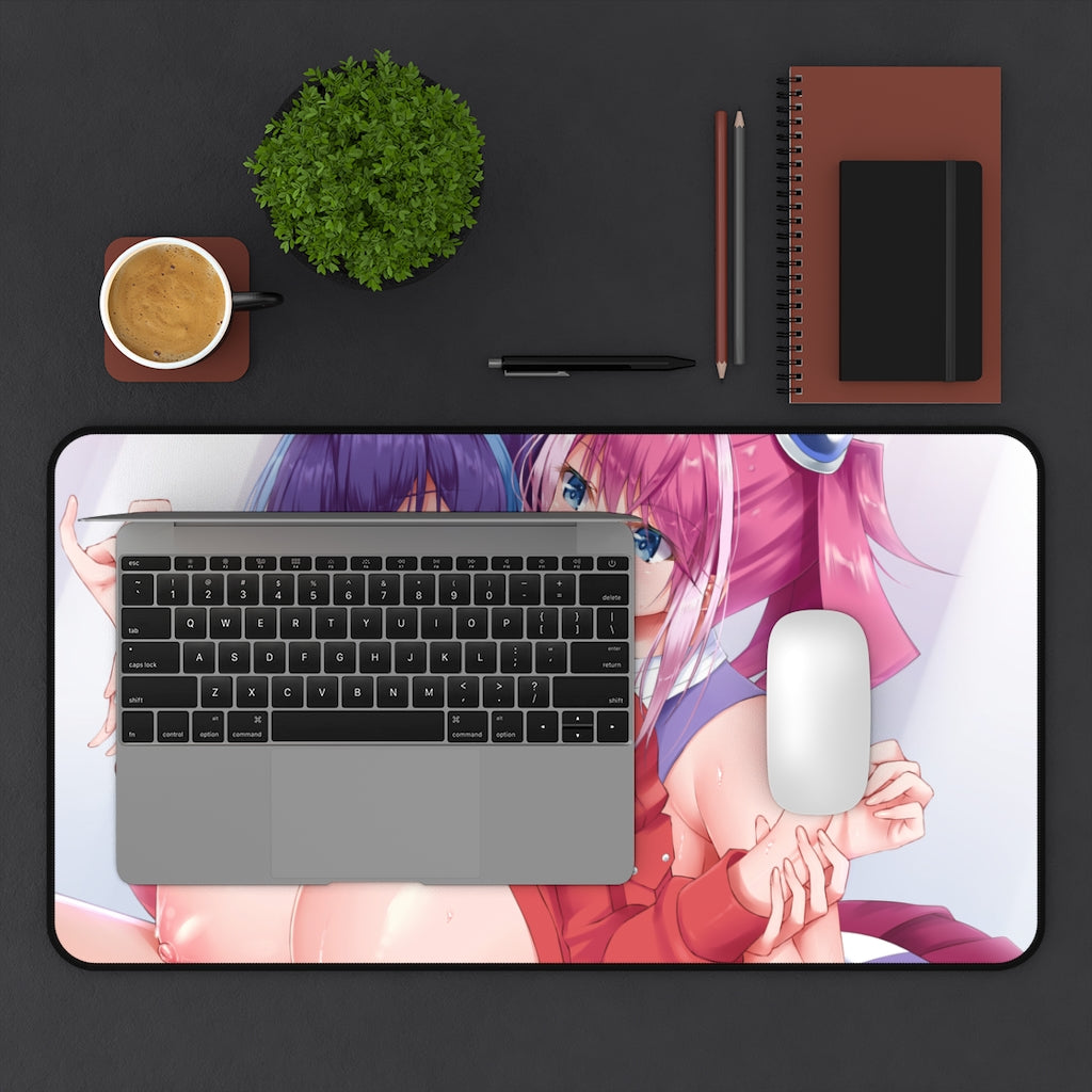 Hiiragi Yuzu and Serena Yugioh Boobs Play Desk Mat - Sexy Anime Girls Mousepad - Gaming Playmat