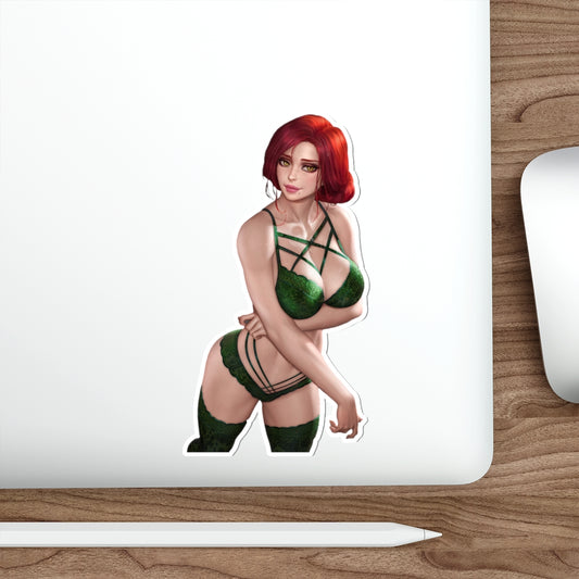 Sexy Lingerie Triss Merigold The Witcher Waterproof Sticker - Ecchi Vinyl Decal