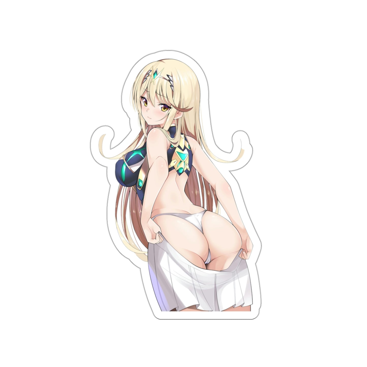 Big Butt Mythra Xenoblade Waterproof Sticker - Ecchi Vinyl Decal