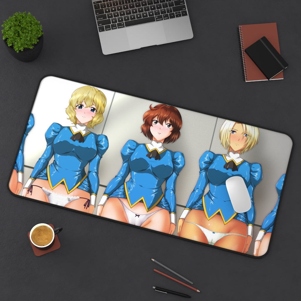 Agent Aika Sexy Panties Desk Mat - Non Slip Mousepad