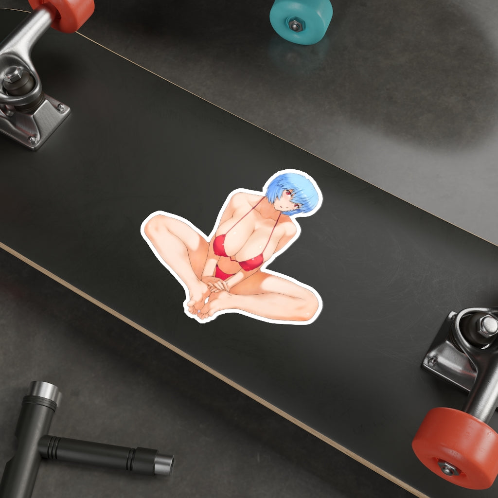 Evangelion Sticker - Rei Bikini Waterproof Sticker Ecchi - Anime Car Decal