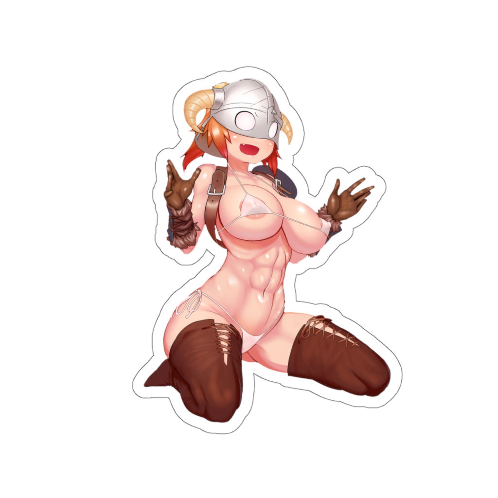 Sexy Bikini Female Dovahkiin Waterproof Sticker - Ecchi Vinyl Decal