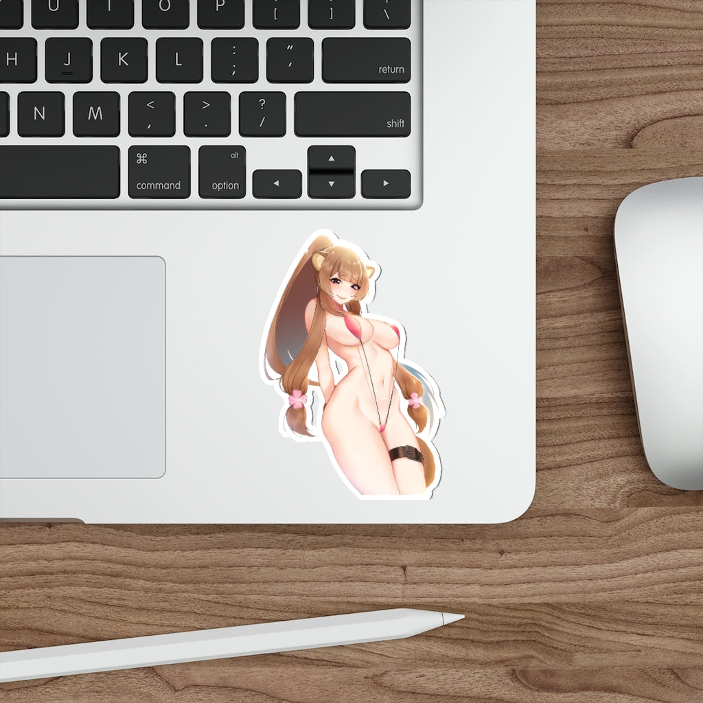 The Rising of the Shield Hero Raphtalia Micro Bikini Sling Waterproof Sticker - Ecchi Vinyl Decal