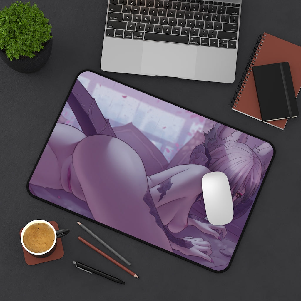 Avatar Nude Hentai Final Fantasy 14 Desk Mat - Lewd Mousepad - Gaming Girl Playmat