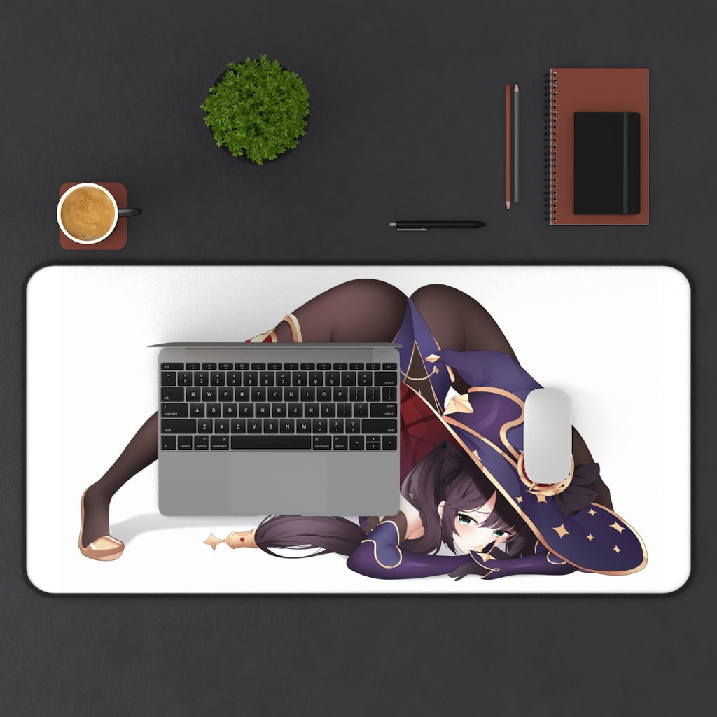 Genshin Impact Sexy Mousepad - Cute Butt Mona Gaming Desk Mat - Ecchi Playmat