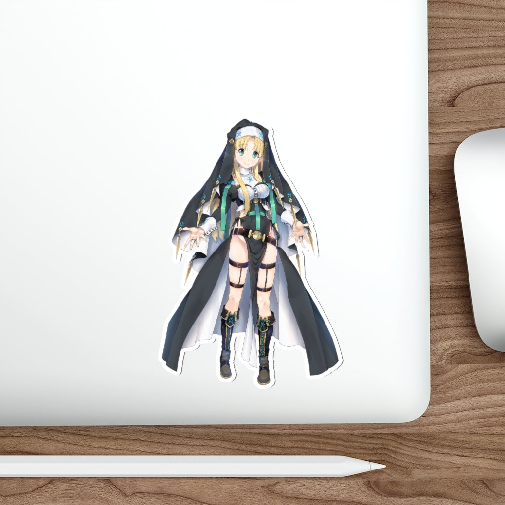 High School DxD Sexy Nun Asia Argento Waterproof Sticker - Ecchi Vinyl Decal