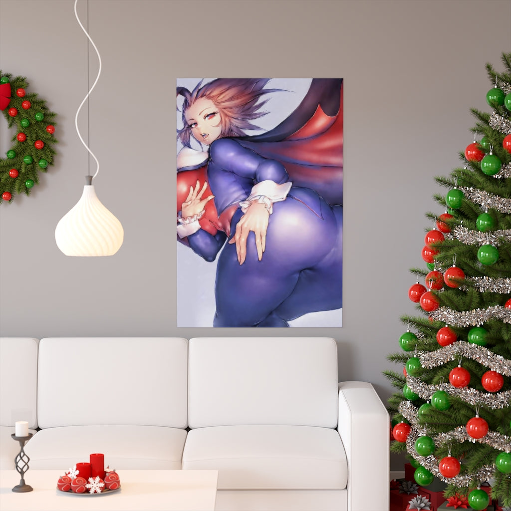 Affiche de la vampire Darstalkers Demitri Maximoff - Affiche verticale mate de qualité supérieure obscène - Art mural pour adulte